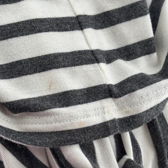 Hatch Maternity Gray Striped The Perfect Long Sleeve Boat Neck Tee - Picture 8 of 12